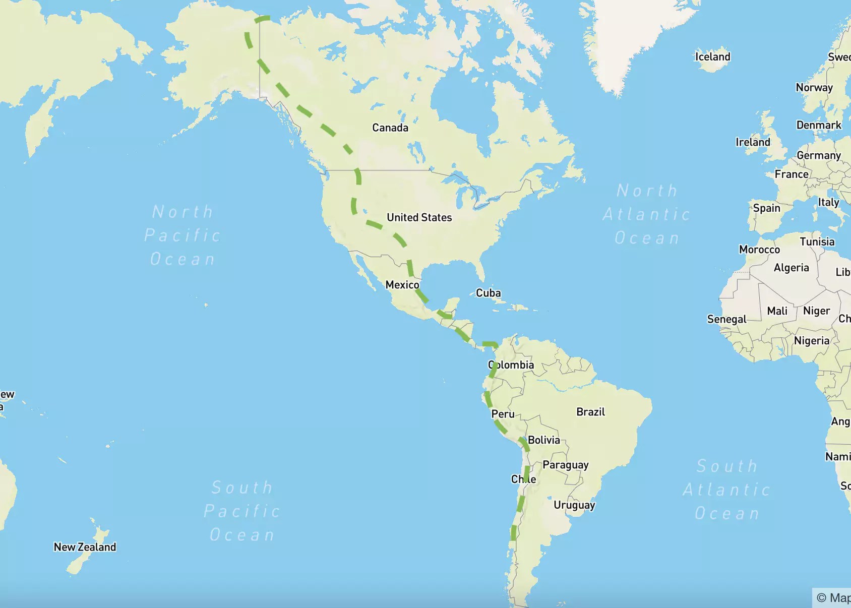 Longest Road Trips in the World You Could Drive - Pan-American Highway